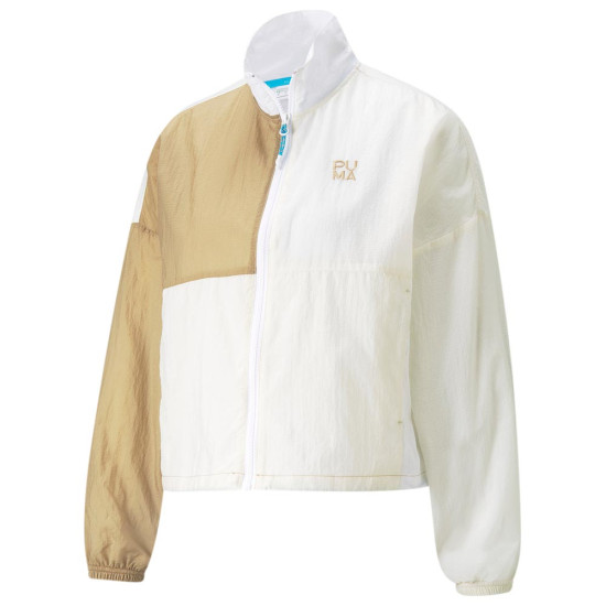 Puma Γυναικείο μπουφάν Infuse Woven Jacket Tiger Puma Γυναικείο μπουφάν Infuse Woven Jacket Tiger